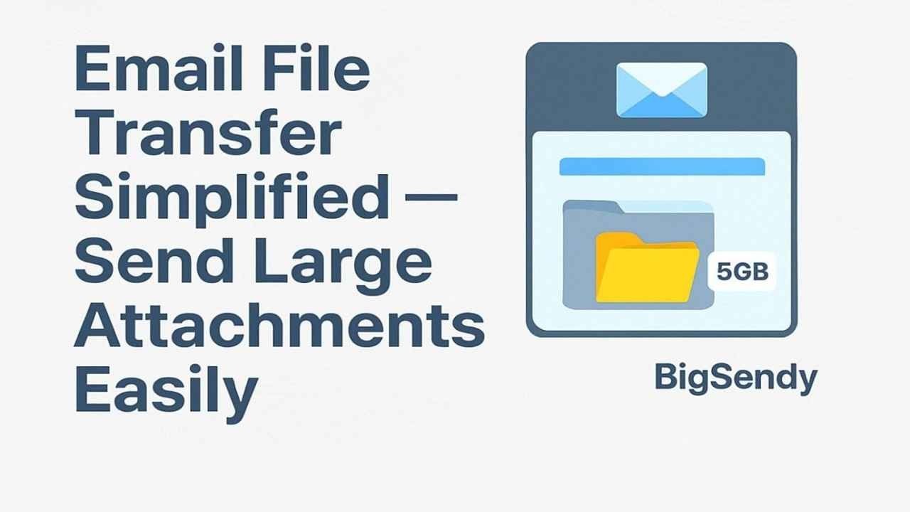 Email File Transfer Simplified — Send Large Attachments Easily
